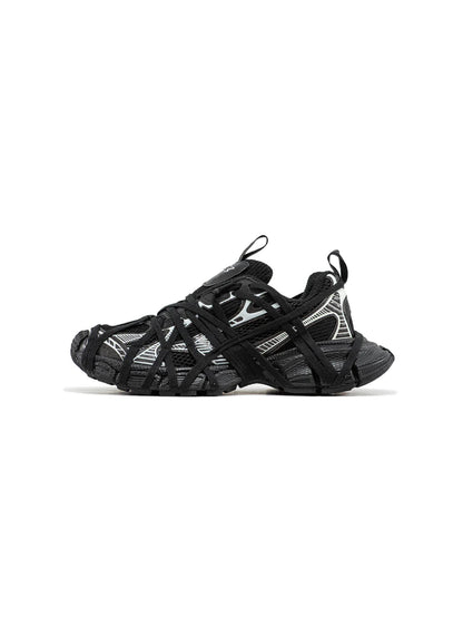 Balenciaga 3XL Extreme Lace Black Silver