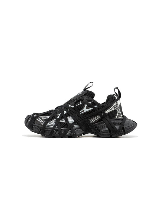 Balenciaga 3XL Extreme Lace Black Silver - oceanhype -