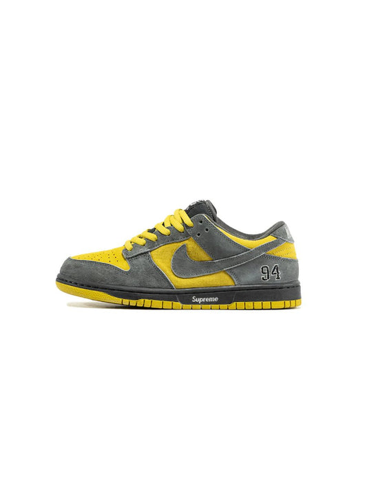 Nike SB Dunk Low x Supreme Grey Yellow - oceanhype - 