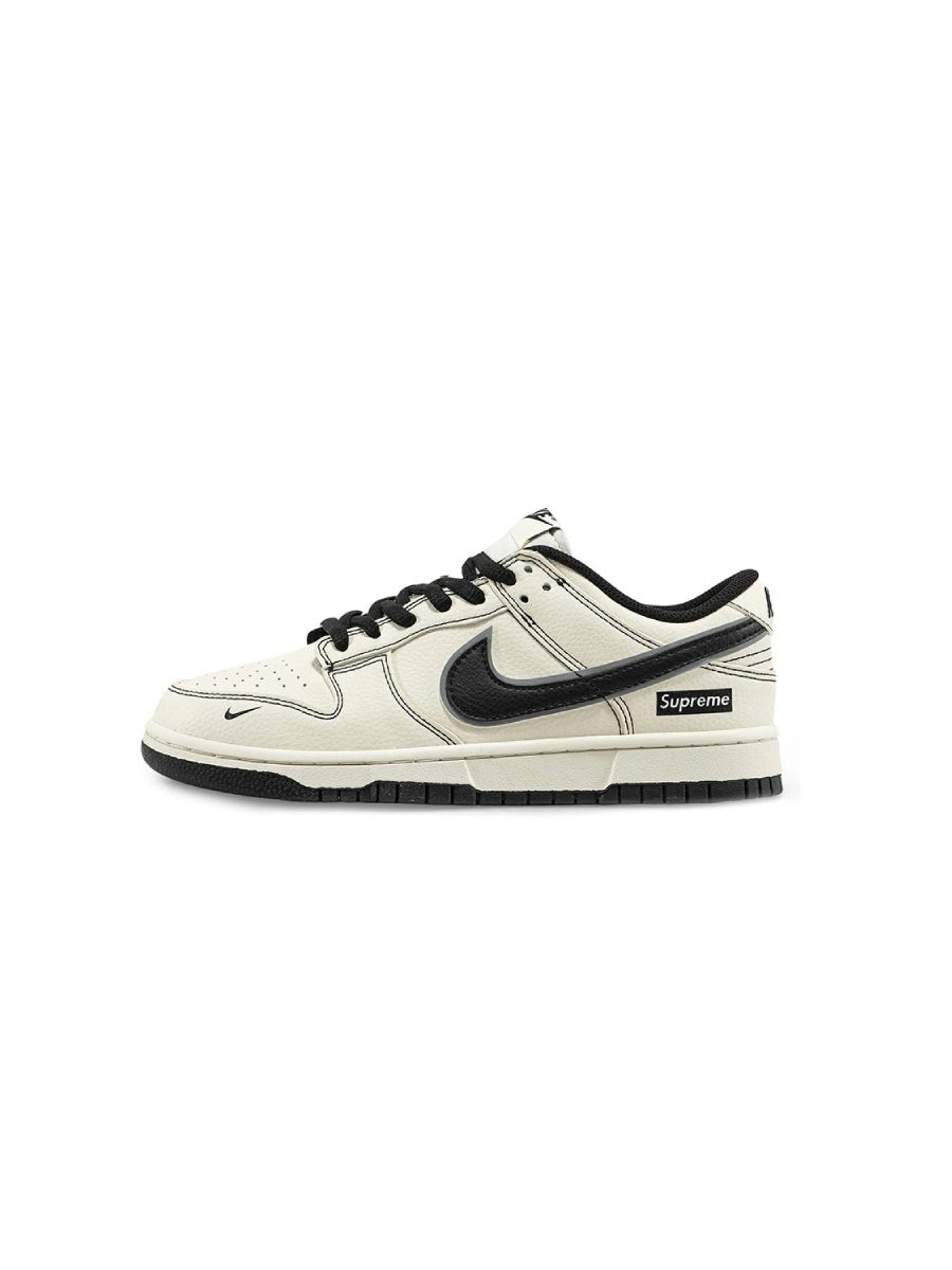 Nike SB Dunk Low x Supreme Double Swoosh Beige Black - oceanhype - 