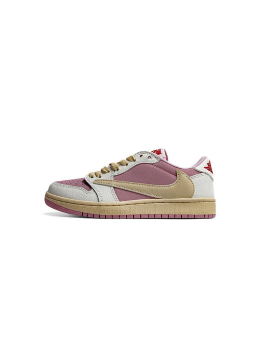 Nike Jordan 1 Low x Travis Scott Pink White Beige - oceanhype - 