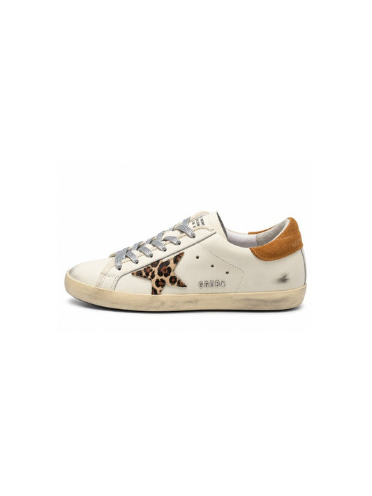 Golden Goose Superstar low cut White leo Star - oceanhype -