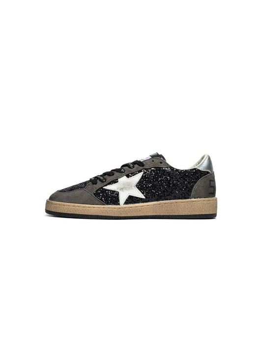 Golden Goose Ball Star in Glitter with Leather Star - oceanhype -