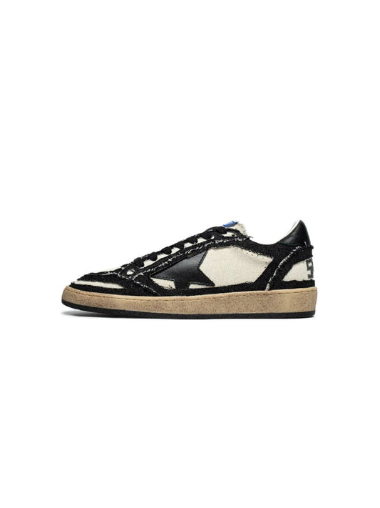 Golden Goose Superstar BallStar Beige Black - oceanhype -