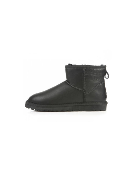 UGG Classic Mini Black Lather - oceanhype - 