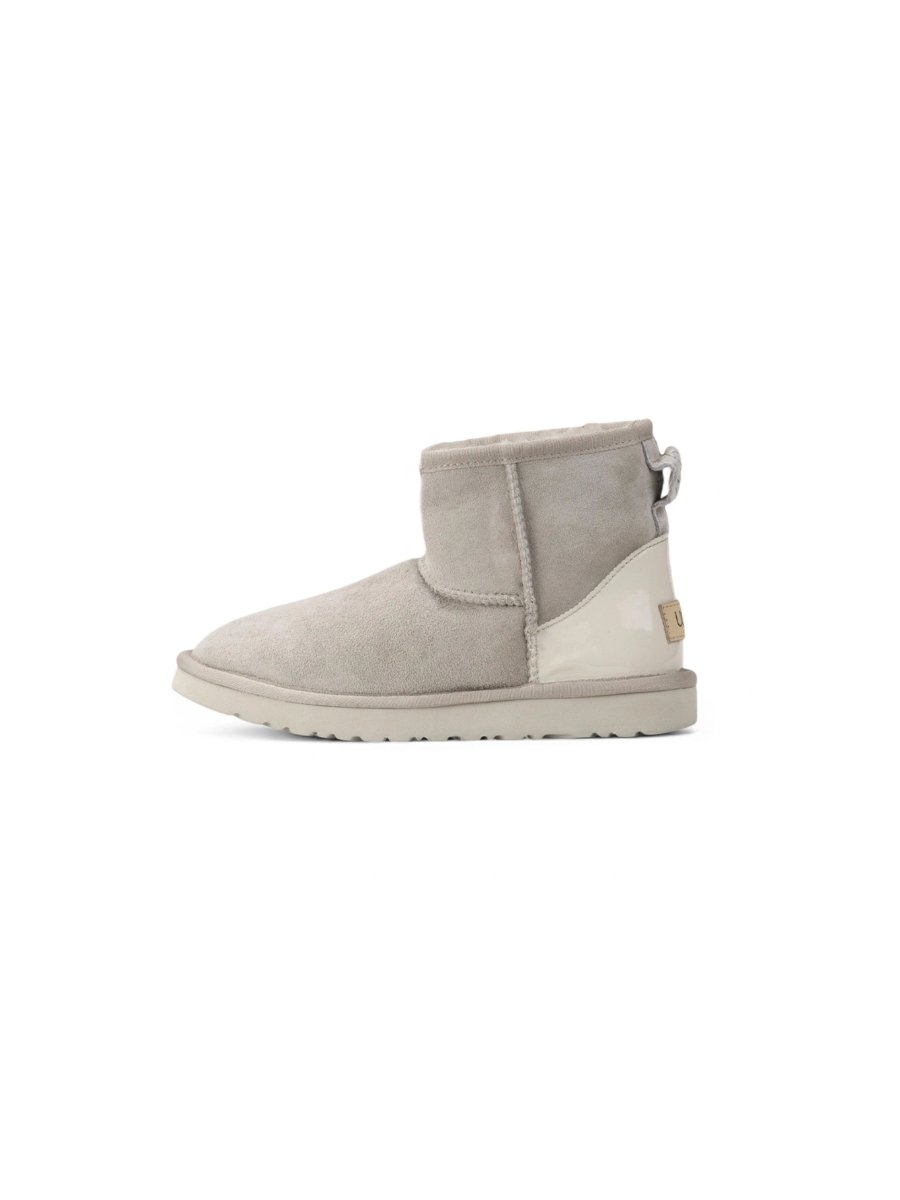UGG Mini Light Grey Metallic Suede - oceanhype - 