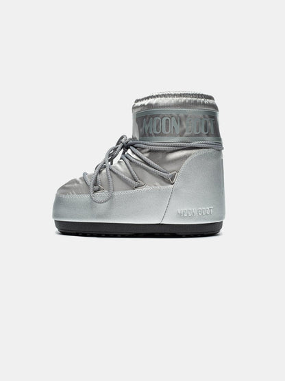 Moon Boot Icon Low Nylon Silver - oceanhype - 