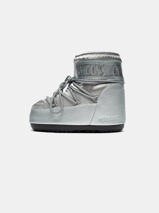 Moon Boot Icon Low Nylon Silver - oceanhype - 