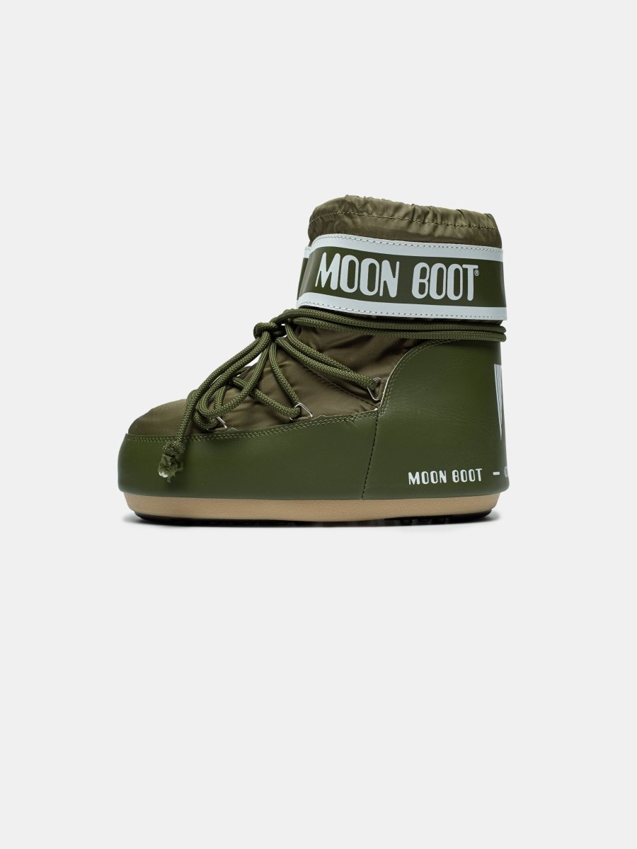 Moon Boot Icon Low Nylon Olive - oceanhype - 
