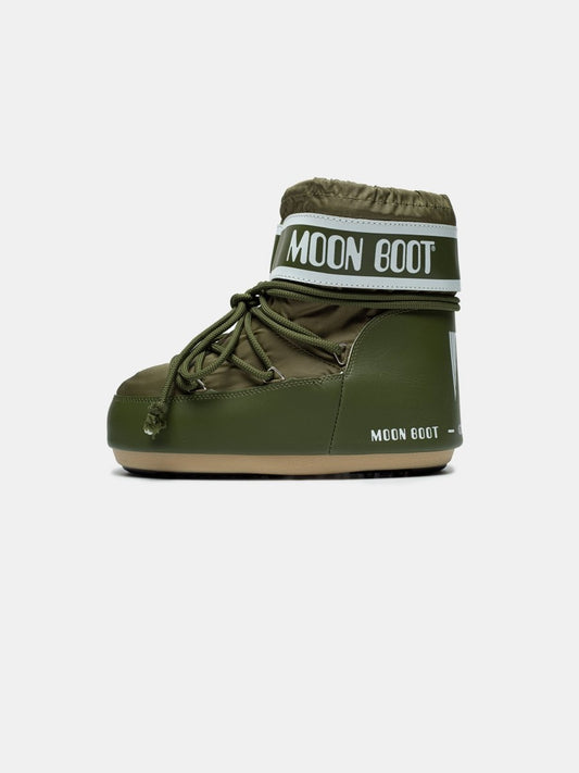 Moon Boot Icon Low Nylon Olive - oceanhype - 