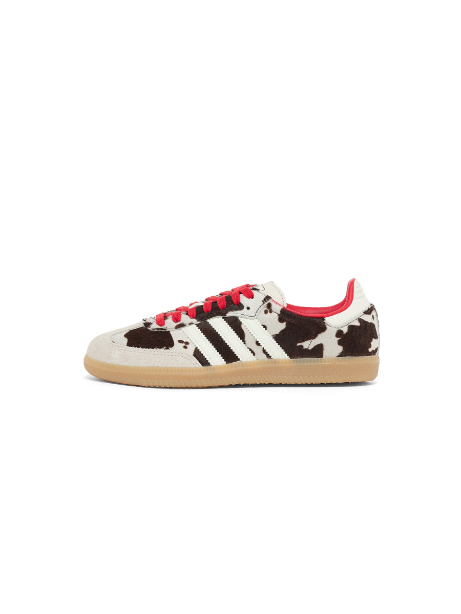 Adidas Samba OG Cow Print Beige Black Red