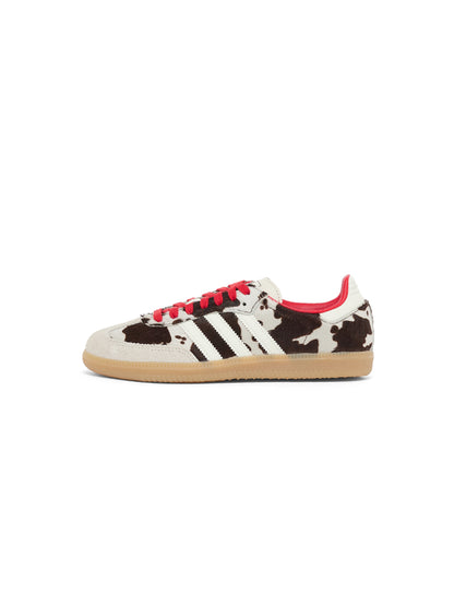 Adidas Samba OG Cow Print Beige Black Red