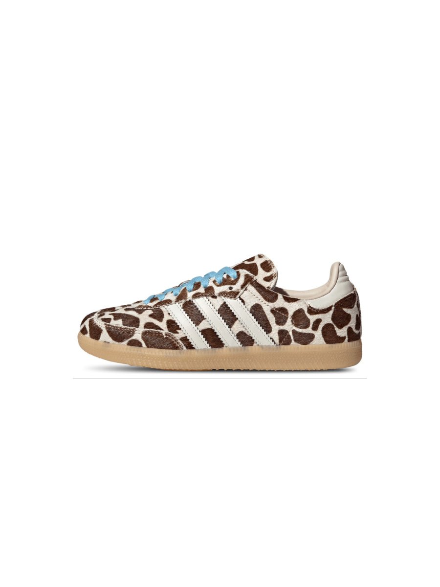 Adidas Samba Giraffe Print Blue Laces - oceanhype -