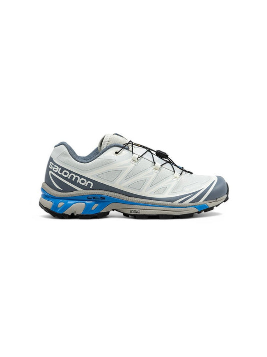 Salomon XT- 6 Soft Ground Gore-Tex White Grey Blue - oceanhype -