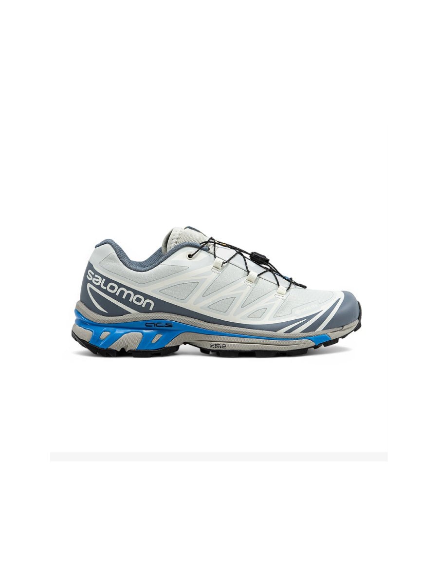 Salomon XT- 6 Soft Ground Gore-Tex White Grey Blue - oceanhype -
