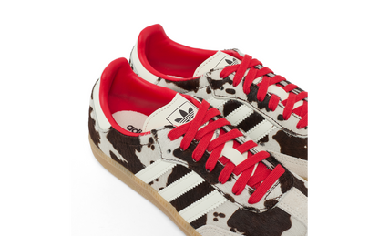 Adidas Samba OG Cow Print Beige Black Red