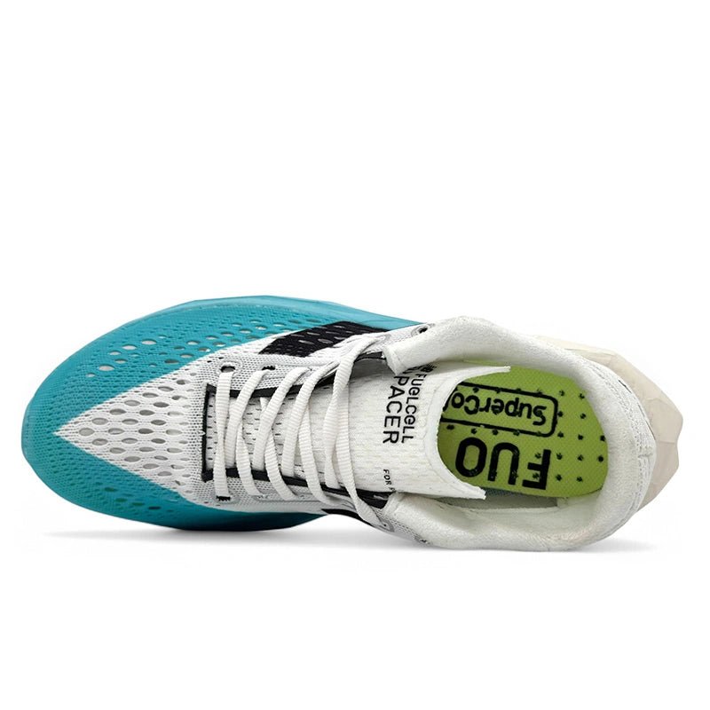 New Balance Fuelcell Supercomp Pacer V2 White Light Blue - oceanhype - 