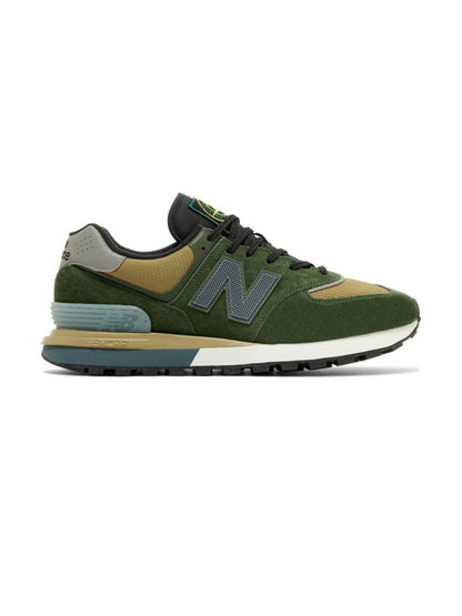 New Balance 574 Legacy Stone Island Dark Green - oceanhype - 
