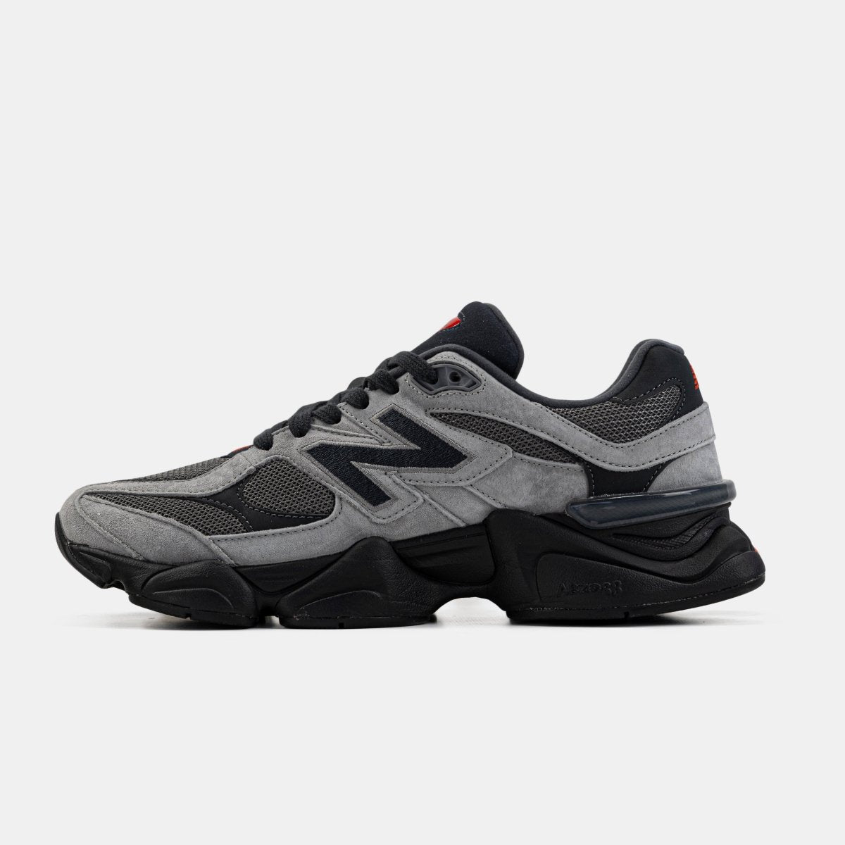New Balance 9060 JD Exclusive Grey Black Red - oceanhype -