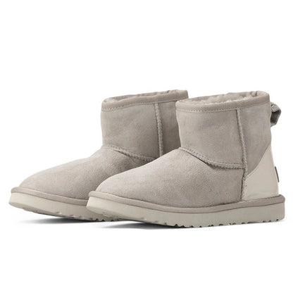 UGG Mini Light Grey Metallic Suede - oceanhype - 