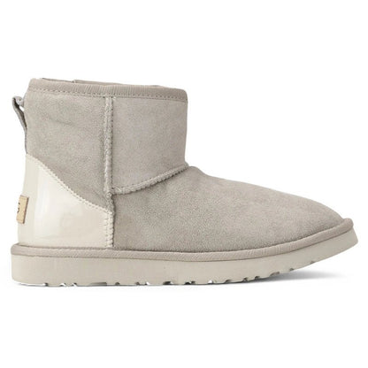 UGG Mini Light Grey Metallic Suede - oceanhype - 