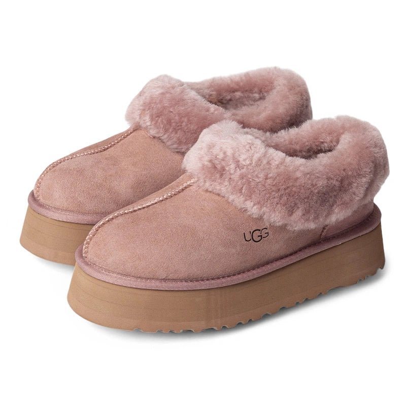 UGG Platinum Platform Slippers Clay Brown - oceanhype - 