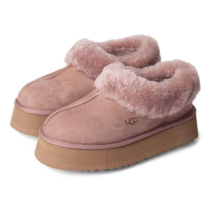 UGG Platinum Platform Slippers Clay Brown - oceanhype - 