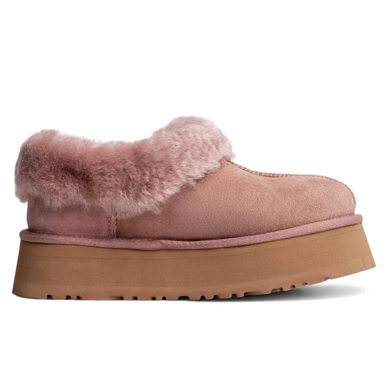 UGG Platinum Platform Slippers Clay Brown - oceanhype - 