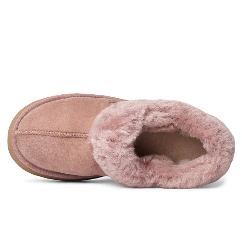 UGG Platinum Platform Slippers Clay Brown - oceanhype - 