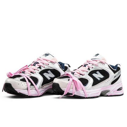 New Balance 530 Custom Silver Blue Pink - oceanhype - 