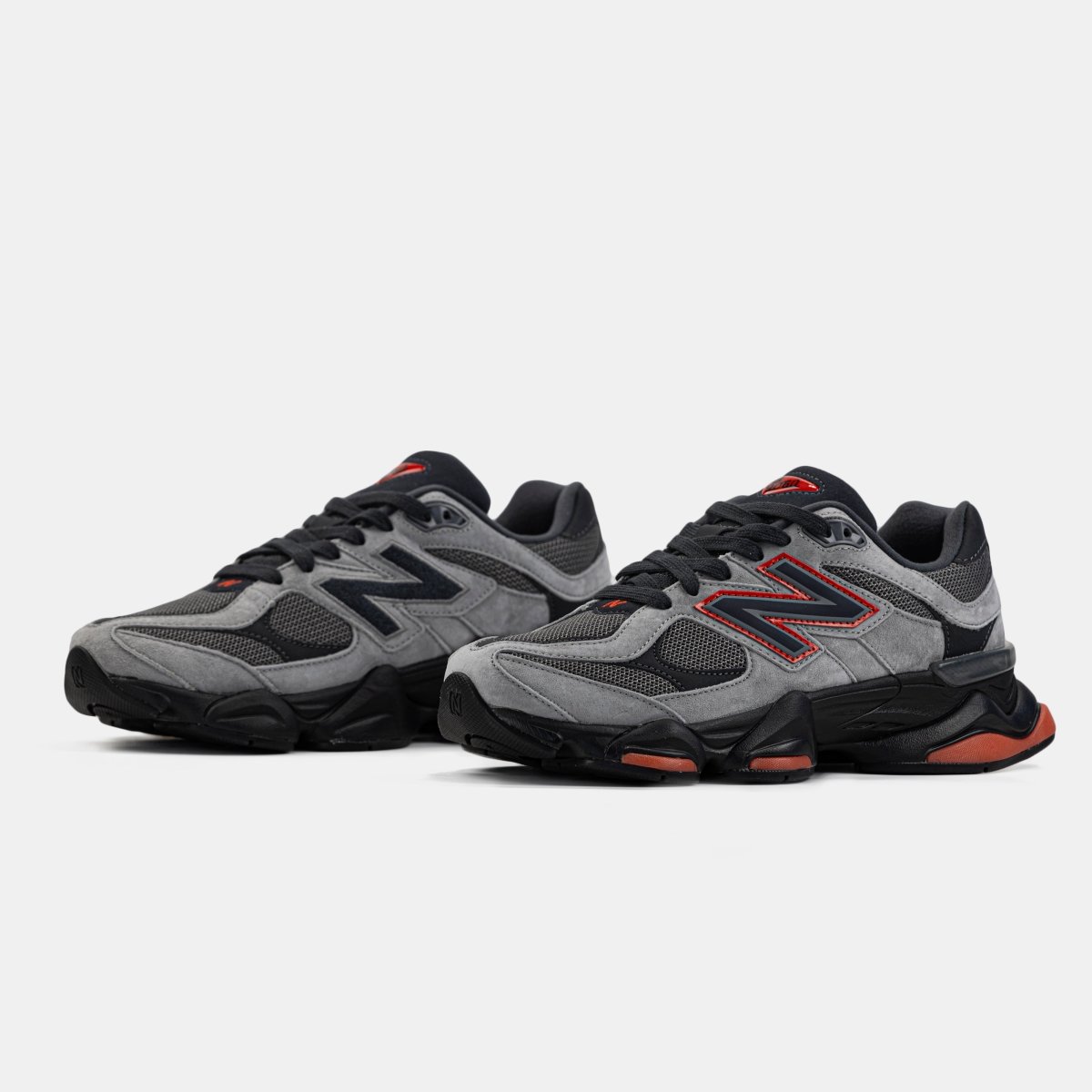 New Balance 9060 JD Exclusive Grey Black Red - oceanhype -