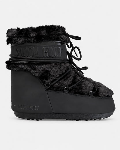 Moon Boot Tecnica Icon low faux fur black