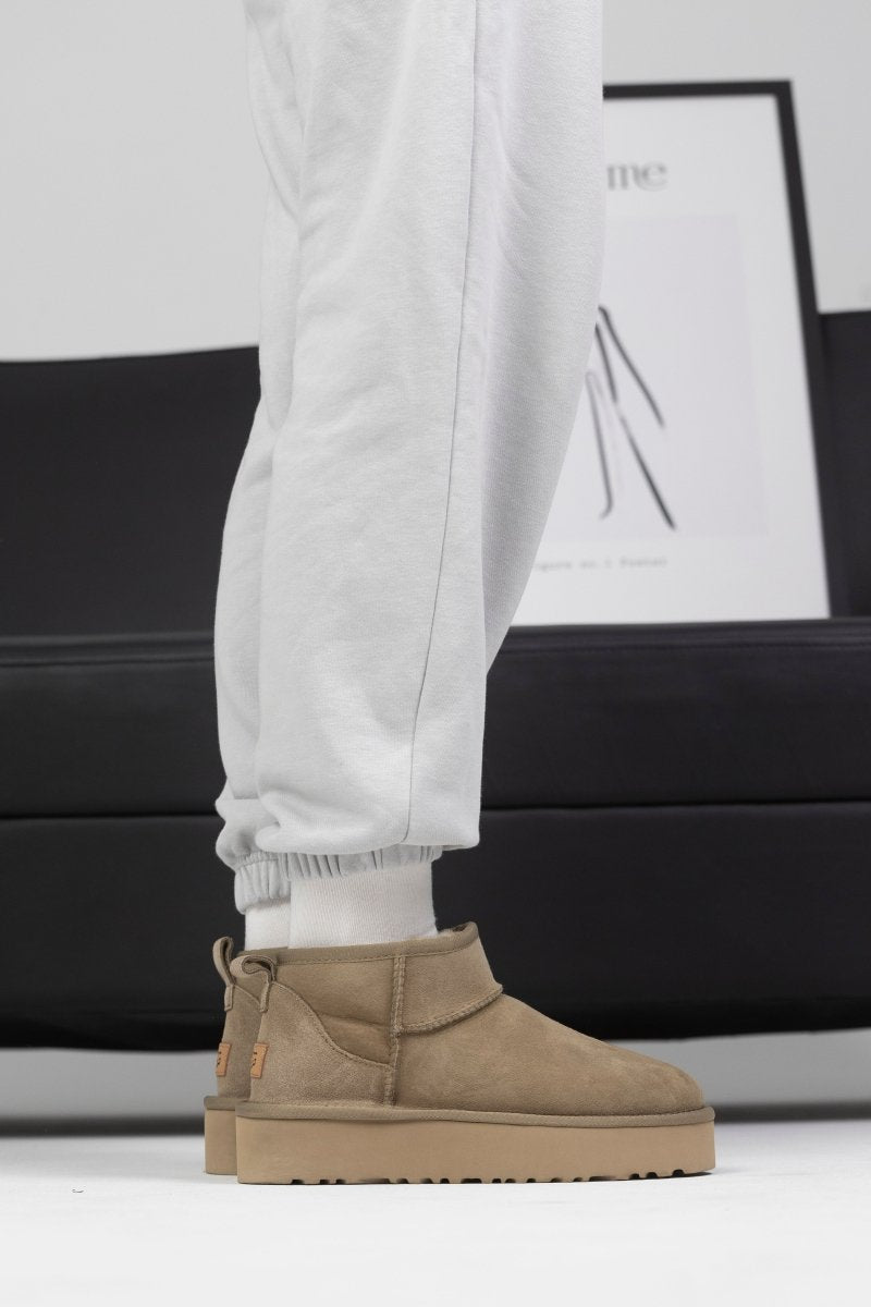UGG Ultra Mini Platform Khaki - oceanhype - 