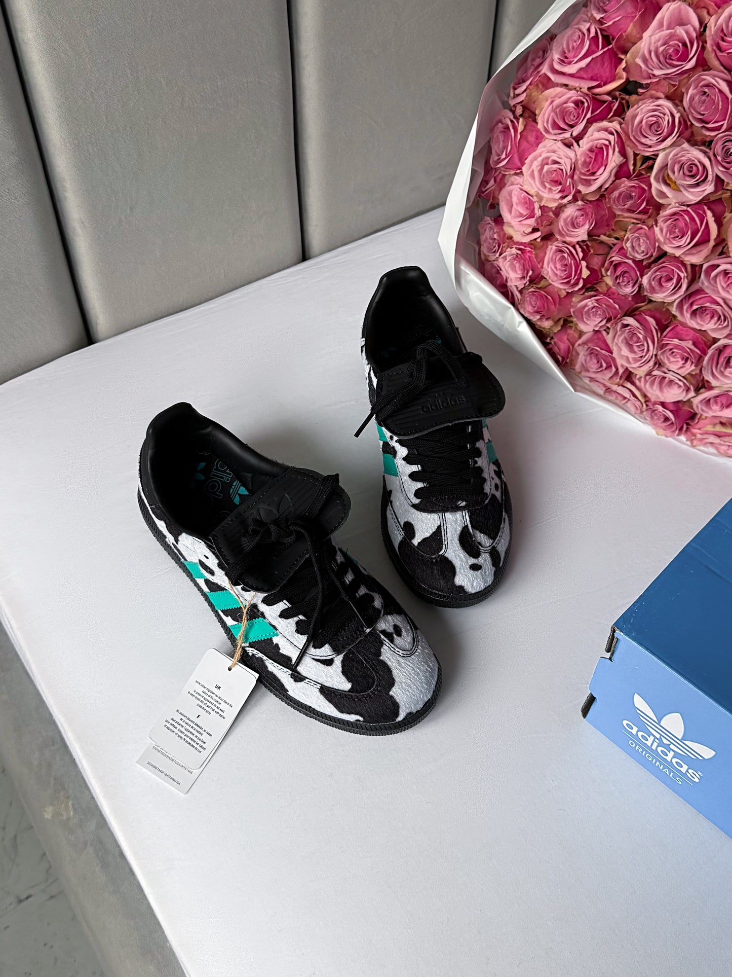 Adidas Samba LT Cow Print Black White