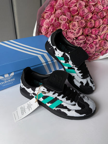 Adidas Samba LT Cow Print Black White
