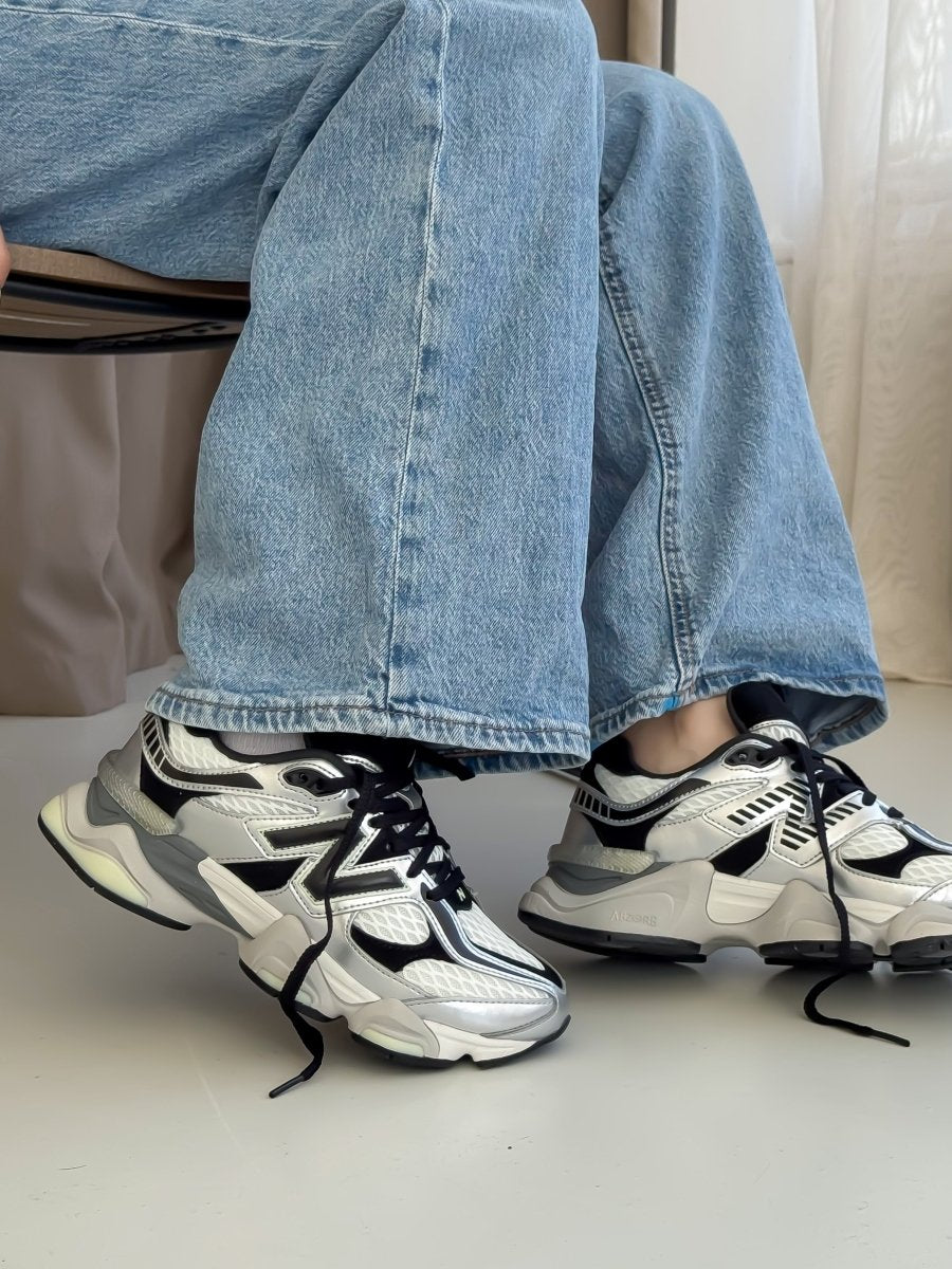 New Balance 9060 x Shoe Palace Metallic - oceanhype - 