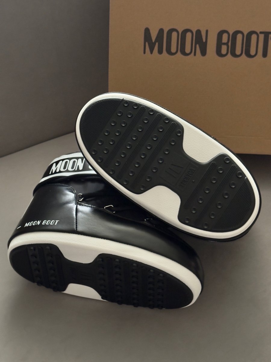 Moon Boot Icon Low Nylon Black - oceanhype - 