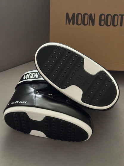 Moon Boot Icon Low Nylon Black - oceanhype - 