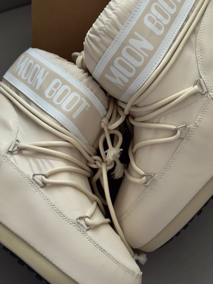 Moon Boot Icon Low Nylon Beige - oceanhype - 