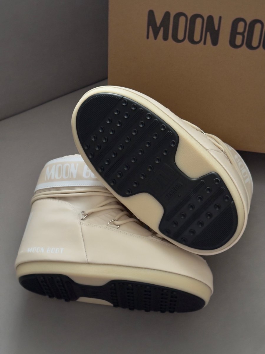 Moon Boot Icon Low Nylon Beige - oceanhype - 