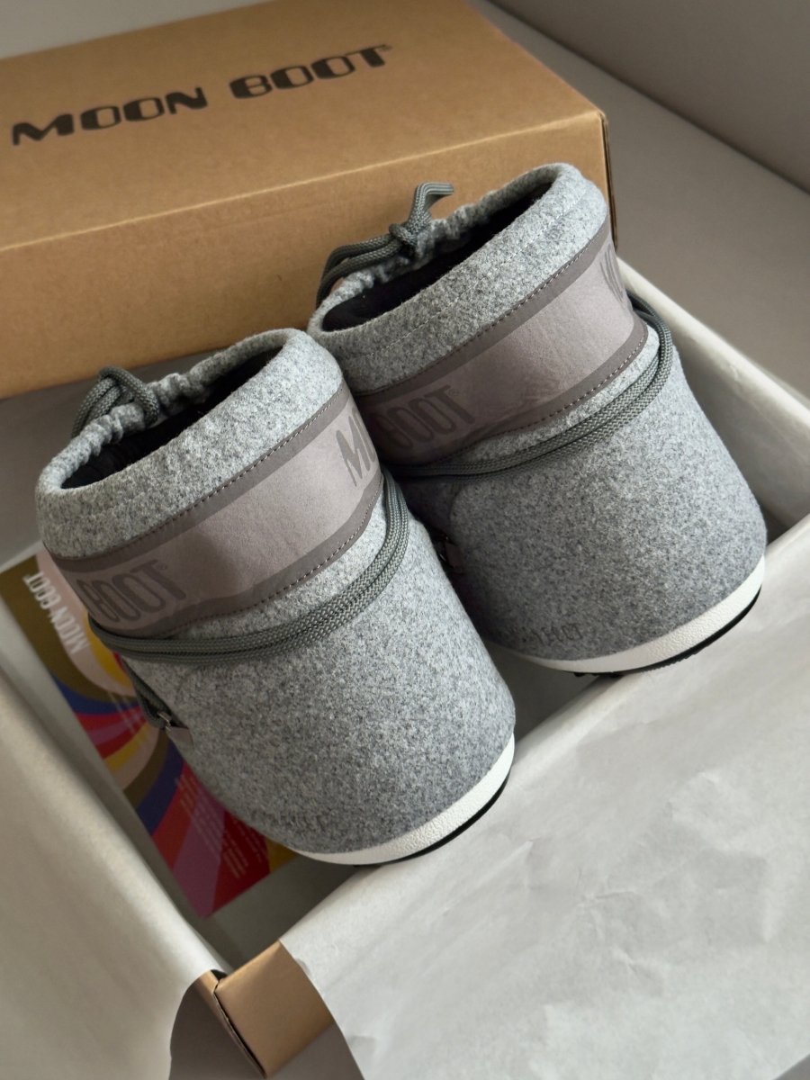 Moon Boot Icon Low Nylon Grey - oceanhype - 