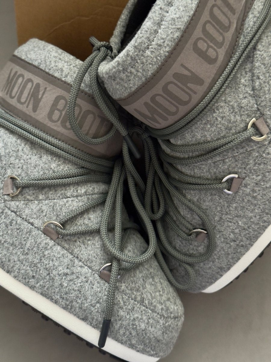 Moon Boot Icon Low Nylon Grey - oceanhype - 