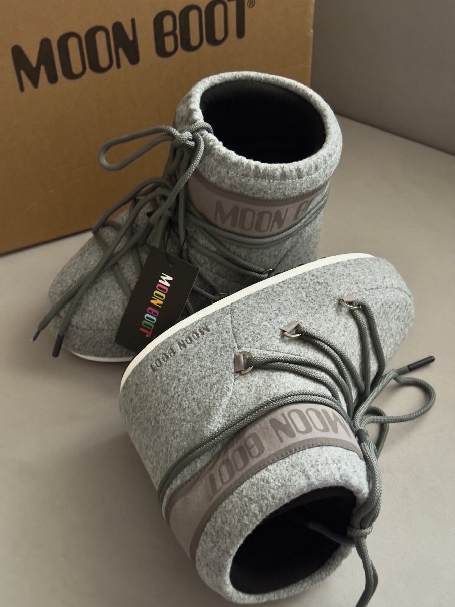 Moon Boot Icon Low Nylon Grey - oceanhype - 