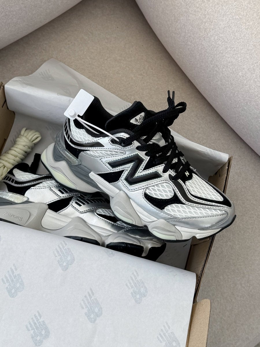 New Balance 9060 x Shoe Palace Metallic - oceanhype - 