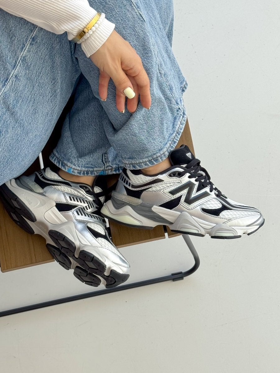 New Balance 9060 x Shoe Palace Metallic - oceanhype - 