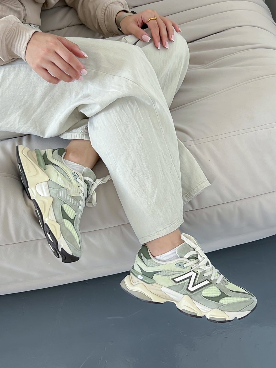 New Balance 9060 Grey Olive - oceanhype - 