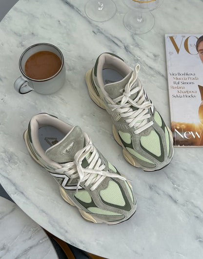New Balance 9060 Grey Olive - oceanhype - 