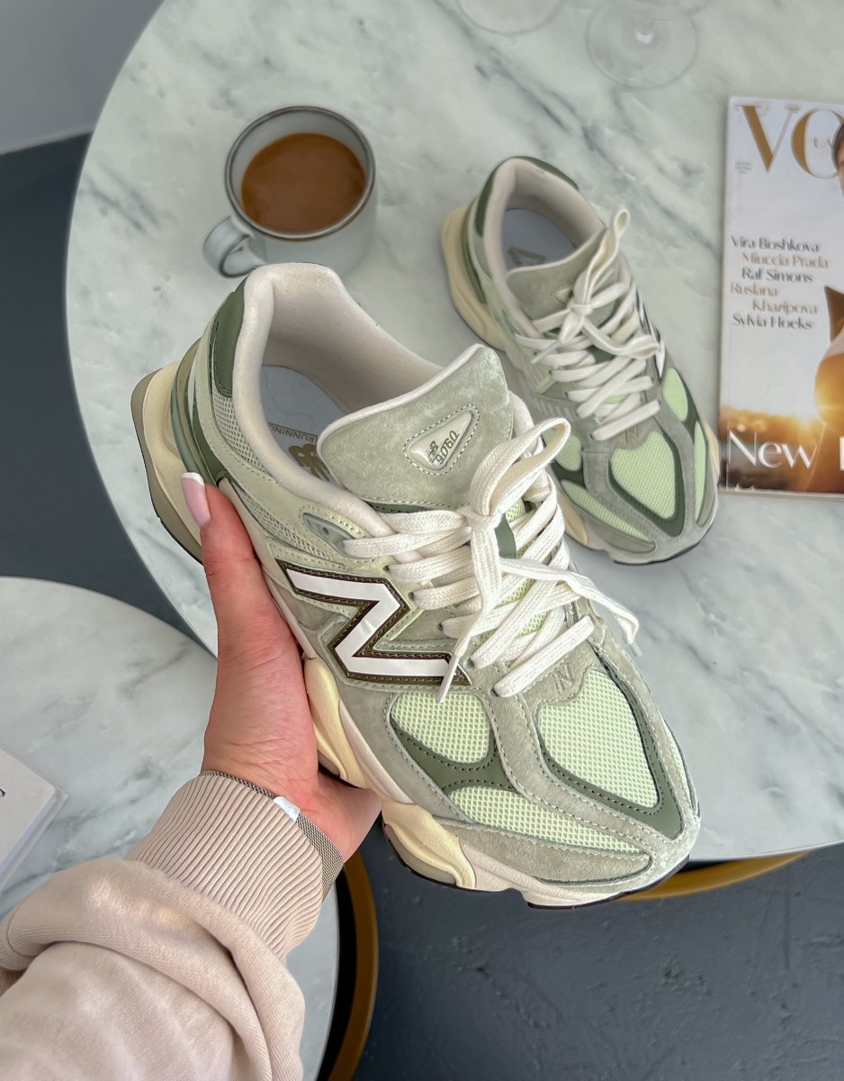 New Balance 9060 Grey Olive - oceanhype - 
