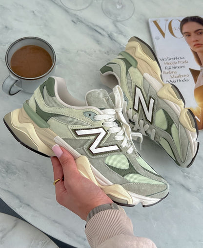 New Balance 9060 Grey Olive - oceanhype - 