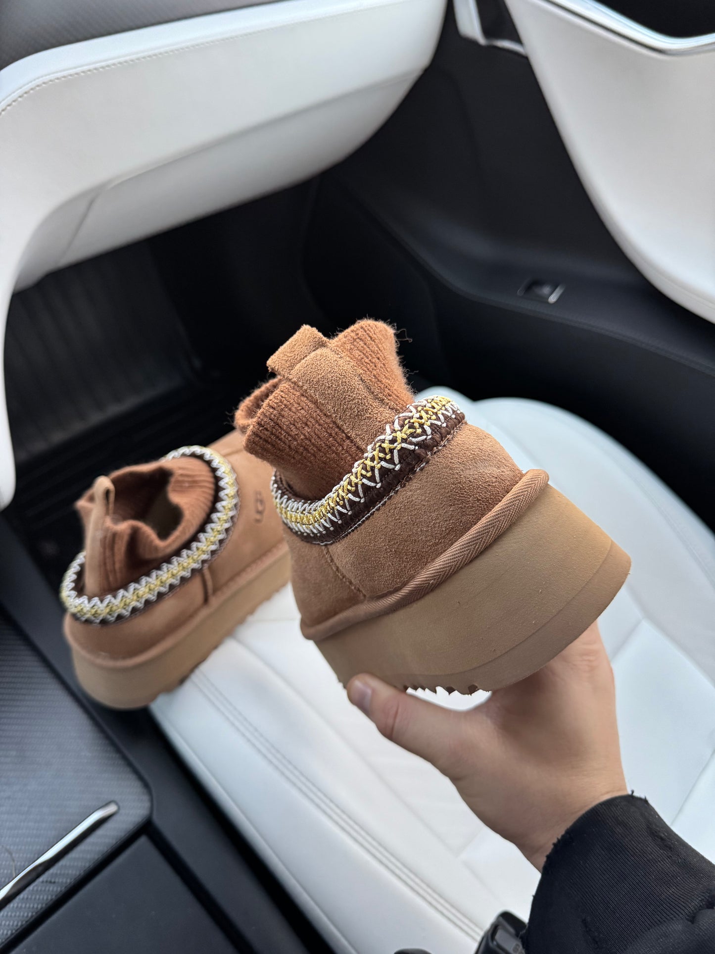 UGG Tasman Platform Sock Chestnut